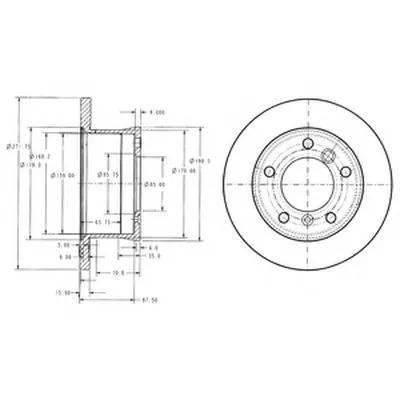 Тормозной диск DELPHI купить