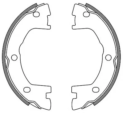 Комплект тормозных колодок, стояночная тормозная система REMSA купить
