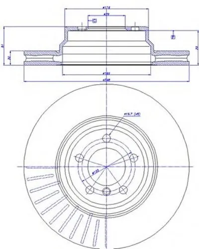 Тормозной диск HC CAR купить