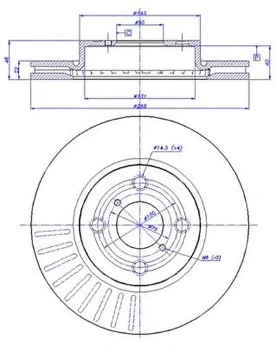 Тормозной диск CAR купить