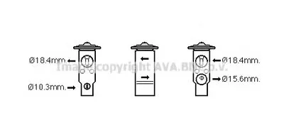 Расширительный клапан, кондиционер AVA QUALITY COOLING купить