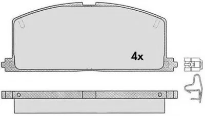 Комплект тормозных колодок, дисковый тормоз RAICAM купить