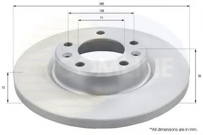 Тормозной диск COMLINE купить
