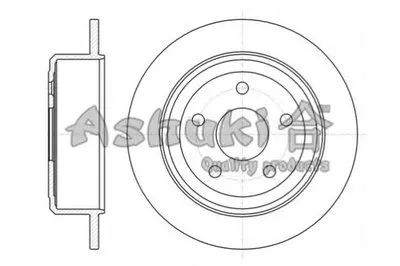 Тормозной диск ASHUKI купить