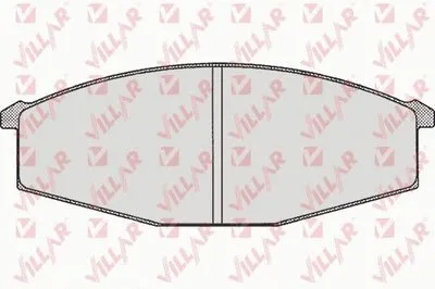 Комплект тормозных колодок, дисковый тормоз VILLAR купить