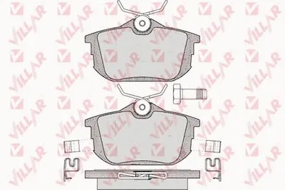 Комплект тормозных колодок, дисковый тормоз VILLAR купить