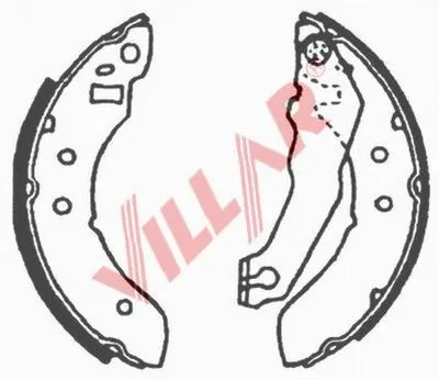 Комплект тормозных колодок VILLAR купить