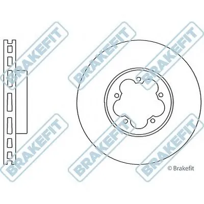 Тормозной диск Brake Fit APEC braking купить