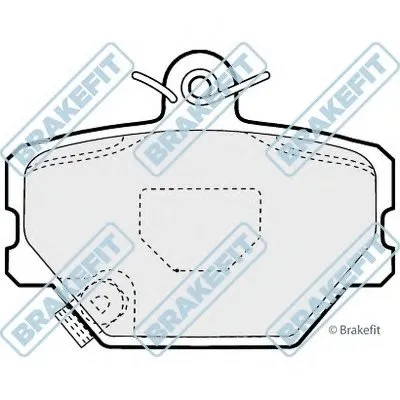 Комплект тормозных колодок, дисковый тормоз Brake Fit APEC braking купить