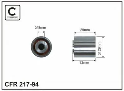 Паразитный / Ведущий ролик, зубчатый ремень CAFFARO купить