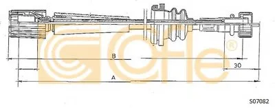 Тросик спидометра COFLE купить