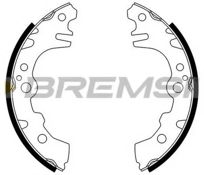 Комплект тормозных колодок BREMSI купить