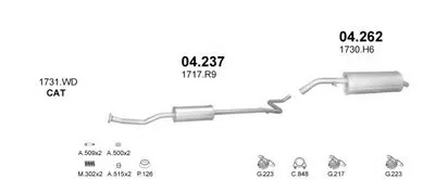 Система выпуска ОГ POLMO купить