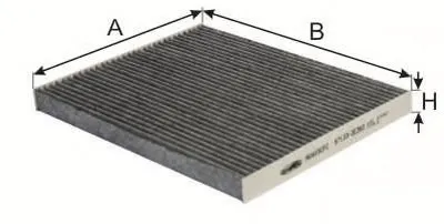 Фильтр, воздух во внутренном пространстве Cabin filter (Charcoal) for HYUNDAI/KIA GOODWILL купить