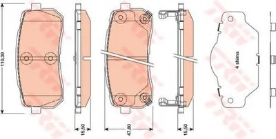 Комплект тормозных колодок, дисковый тормоз Dr!ve+ купить