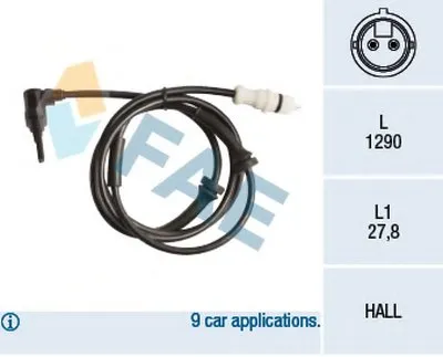 Датчик, частота вращения колеса FAE купить