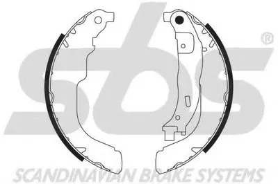 Комплект тормозных колодок sbs купить