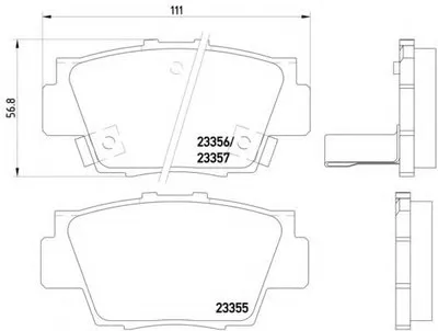 Комплект тормозных колодок, дисковый тормоз HELLA купить