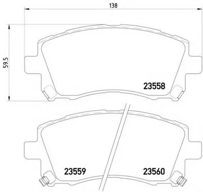 Комплект тормозных колодок, дисковый тормоз HELLA купить