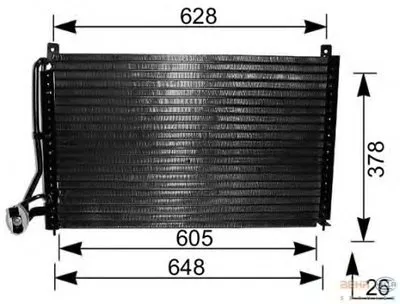 Конденсатор, кондиционер BEHR HELLA SERVICE HELLA купить