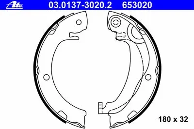 Комплект тормозных колодок, стояночная тормозная система ATE купить