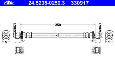 Тормозной шланг ATE купить