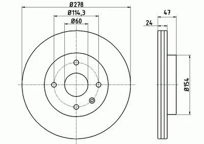 Тормозной диск MINTEX купить