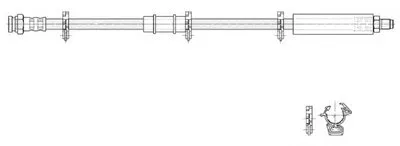 Тормозной шланг KAWE купить
