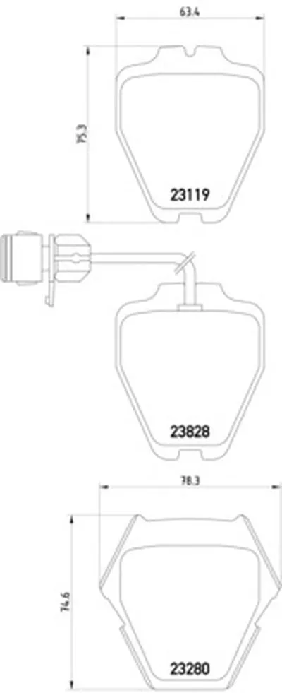 Комплект тормозных колодок, дисковый тормоз HELLA PAGID купить