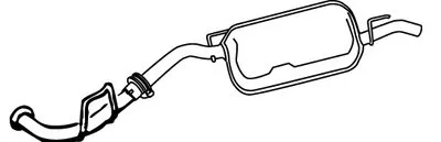 Глушитель выхлопных газов конечный WALKER купить