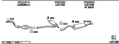 Система выпуска ОГ WALKER купить
