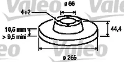Тормозной диск VALEO купить