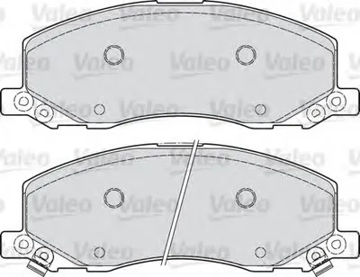 Комплект тормозных колодок, дисковый тормоз VALEO купить
