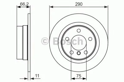 Тормозной диск BOSCH купить