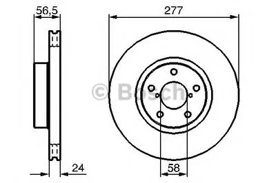 Тормозной диск BOSCH купить
