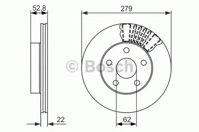 Тормозной диск BOSCH купить