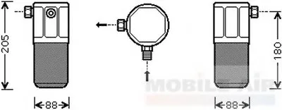 Осушитель, кондиционер VAN WEZEL купить