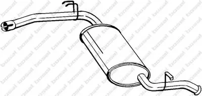 Глушитель выхлопных газов конечный BOSAL купить