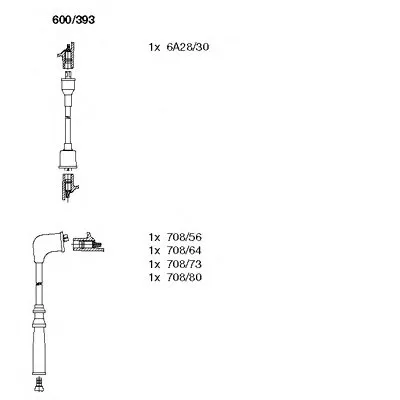 Комплект проводов зажигания BREMI купить