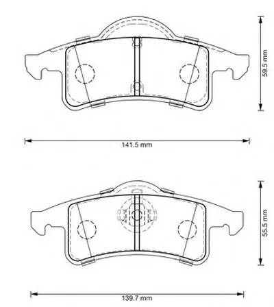 Комплект тормозных колодок, дисковый тормоз JURID купить