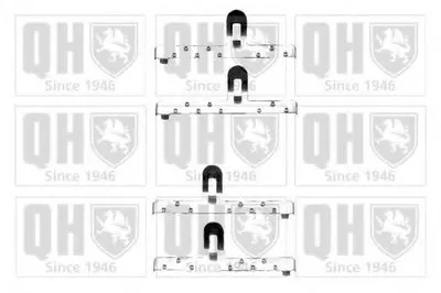 Комплектующие, колодки дискового тормоза QUINTON HAZELL купить