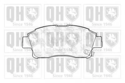 Комплект тормозных колодок, дисковый тормоз QUINTON HAZELL купить