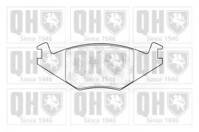 Комплект тормозных колодок, дисковый тормоз QUINTON HAZELL купить