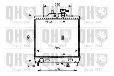 Радиатор, охлаждение двигателя QUINTON HAZELL купить