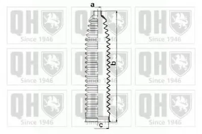 Комплект пылника, рулевое управление QUINTON HAZELL купить