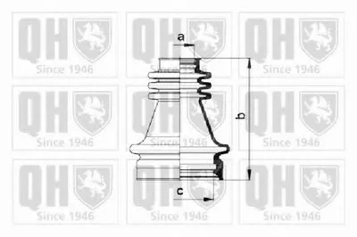 Комплект пылника, приводной вал QUINTON HAZELL купить