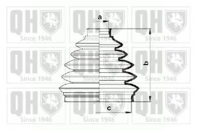Комплект пылника, приводной вал QUINTON HAZELL купить
