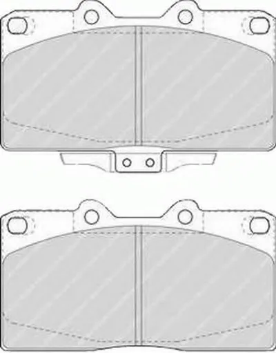 Комплект тормозных колодок, дисковый тормоз PREMIER FERODO купить