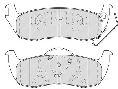 Комплект тормозных колодок, дисковый тормоз PREMIER FERODO купить