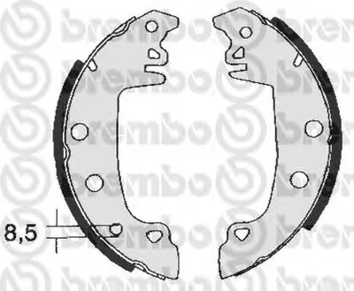 Комплект тормозных колодок BREMBO купить